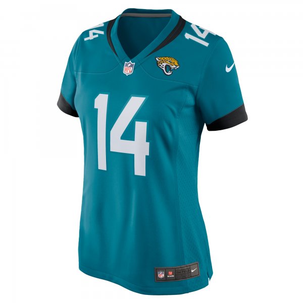 Women's Jacksonville Jaguars Elijah Cooks Nike  Teal Team Game Jersey