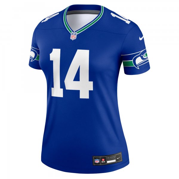 Women's Seattle Seahawks DK Metcalf Nike Royal Alternate Legend Jersey