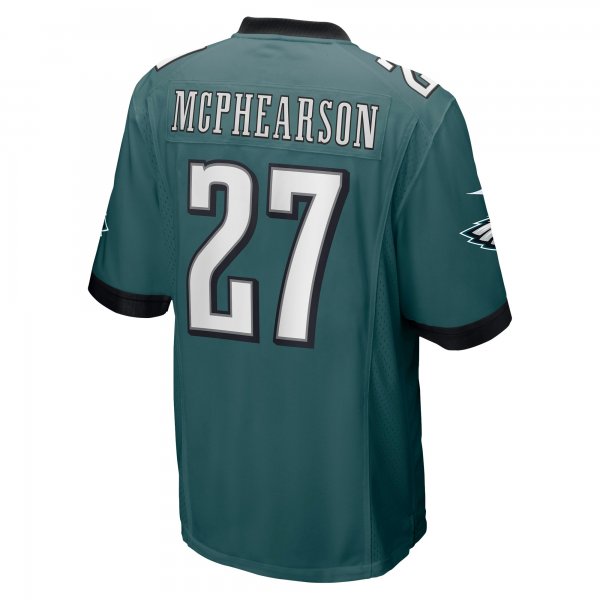 Men's Philadelphia Eagles Zech McPhearson Nike Midnight Green Game Jersey