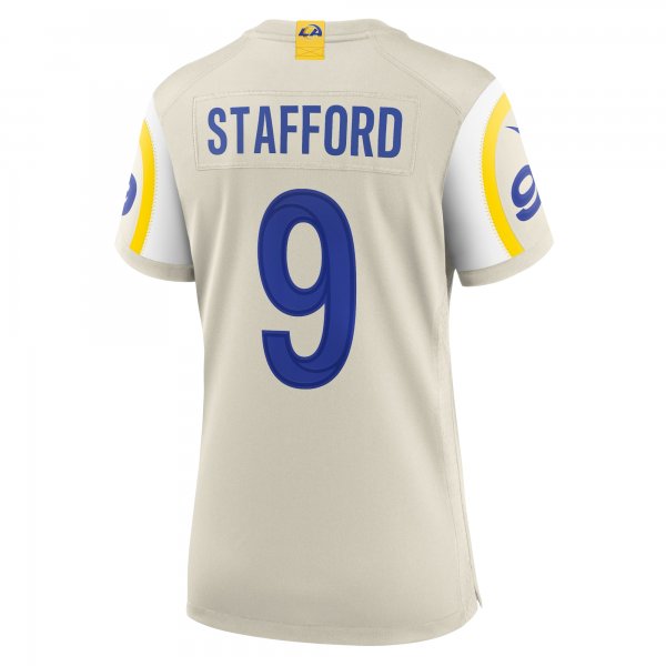 Women's Los Angeles Rams Matthew Stafford Nike Bone Player Game Jersey