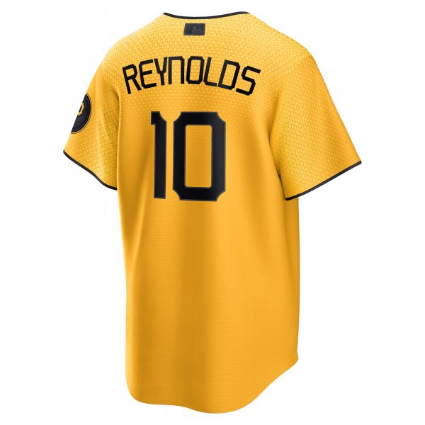 Men's Pittsburgh Pirates Bryan Reynolds Nike Gold City Connect Replica Player Jersey