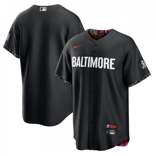 Men's Baltimore Orioles  Nike Black City Connect Replica Jersey