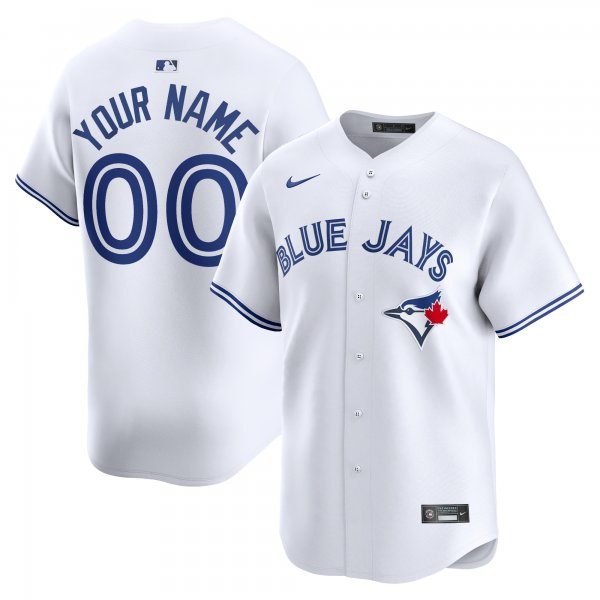 Youth Toronto Blue Jays Nike White Home Limited Custom Jersey