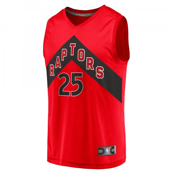 Youth Toronto Raptors Chris Boucher Fanatics Red  Fast Break Replica Jersey - Icon Edition