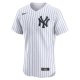 Men's New York Yankees Jonathan LoÃÂ¡isiga Nike White Home Elite Player Jersey