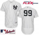 New York Yankees #99 Aaron Judge White Home Stitched MLB Majestic Flex Base Men's Jersey