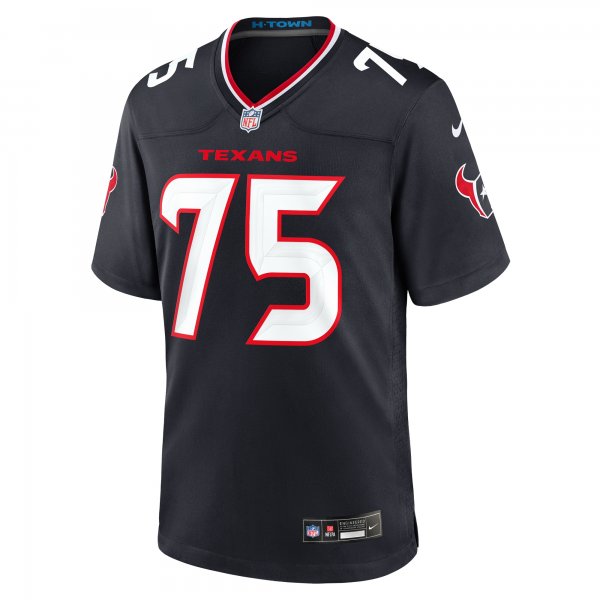 Men's Houston Texans David Sharpe Nike  Navy Team Game Jersey