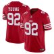 Men's San Francisco 49ers #92 Chase Young Nike Scarlet Vapor F.U.S.E. Limited Jersey