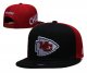 Kansas City Chiefs's red and black cap