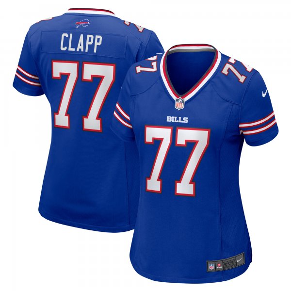 Women's Buffalo Bills Will Clapp Nike  Royal Team Game Jersey