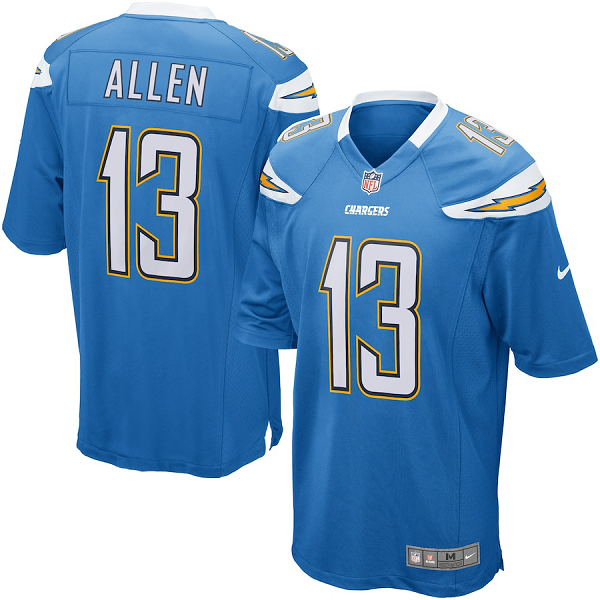 Mens Los Angeles Chargers #13 Keenan Allen Nike Powder Blue Alternate Game Jersey