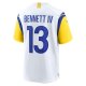 Men's Los Angeles Rams Stetson Bennett Nike White  Game Jersey