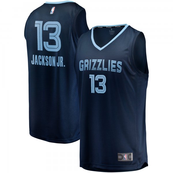 Men's Memphis Grizzlies Jaren Jackson Jr. Fanatics Navy Fast Break Player Jersey - Icon Edition