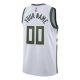 Men's Milwaukee Bucks Nike White Swingman Custom Jersey - Association Edition