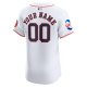 Men's Houston Astros Nike White Home Elite Custom Patch Jersey