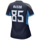 Women's Tennessee Titans Derrick Mason Nike Navy Game Retired Player Jersey