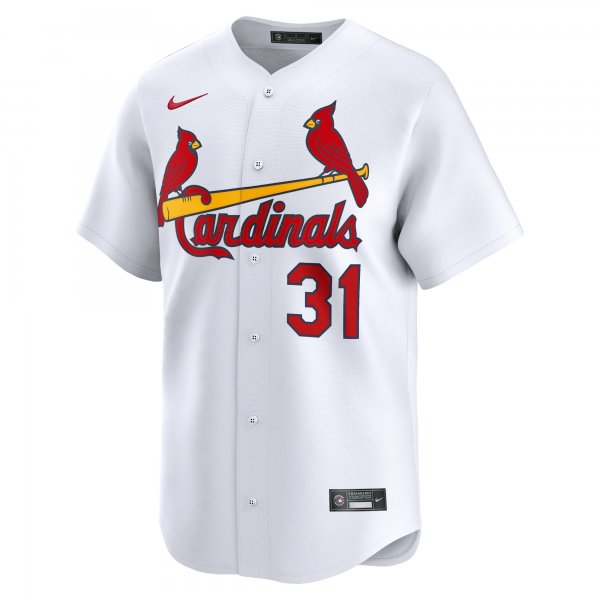 Men's St. Louis Cardinals Lance Lynn Nike White Home Limited Player Jersey