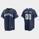 Men's Chicago Cubs Custom Navy 2021 MLB City Connect Jersey