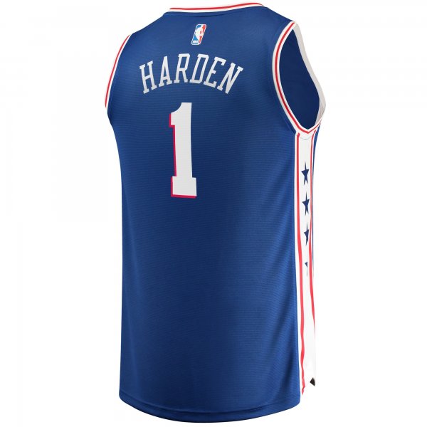 Men's Philadelphia 76ers James Harden Fanatics Royal Fast Break Replica Jersey - Icon Edition