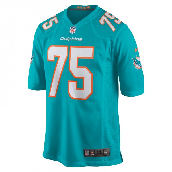 Men's Miami Dolphins Greg Little Nike Aqua Game Jersey