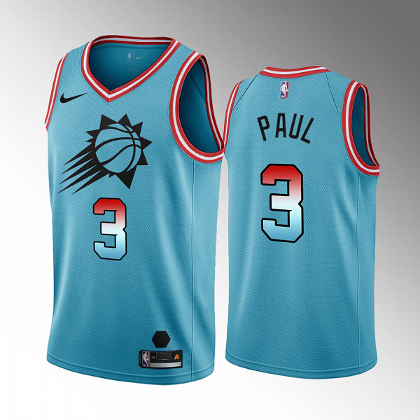 Phoenix Suns Chris Paul #3 Blue 2022-23 City Edition Jersey