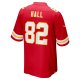 Men's Kansas City Chiefs Dante Hall Nike  Red  Retired Player Game Jersey