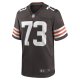 Men's Cleveland Browns Joe Thomas Nike Brown Retired Game Player Jersey