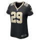 Women's New Orleans Saints Paulson Adebo Nike Black Game Jersey