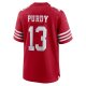 Men's San Francisco 49ers Brock Purdy Nike Scarlet Game Player Jersey