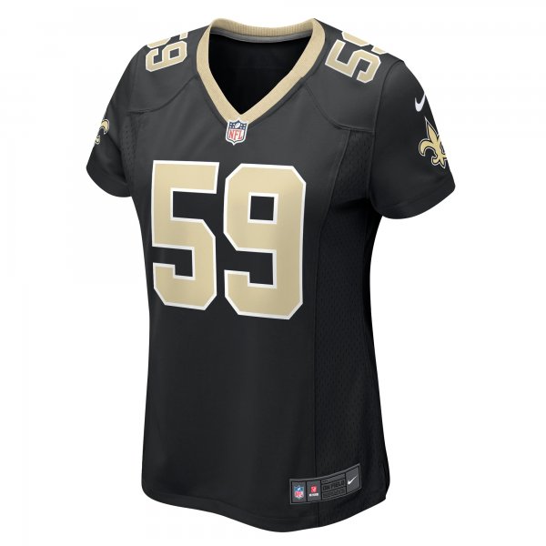 Women's New Orleans Saints Jordan Willis Nike  Black Team Game Jersey