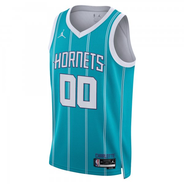 Unisex Charlotte Hornets Jordan Brand Teal Swingman Custom Jersey - Icon Edition