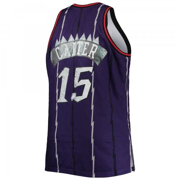 Men's Toronto Raptors Vince Carter Mitchell & Ness Purple Big & Tall 1998/99 NBA 75th Anniversary Diamond Swingman Jersey