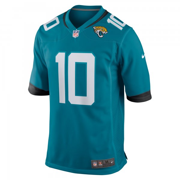 Men's Jacksonville Jaguars Mac Jones Nike  Teal Team Game Jersey