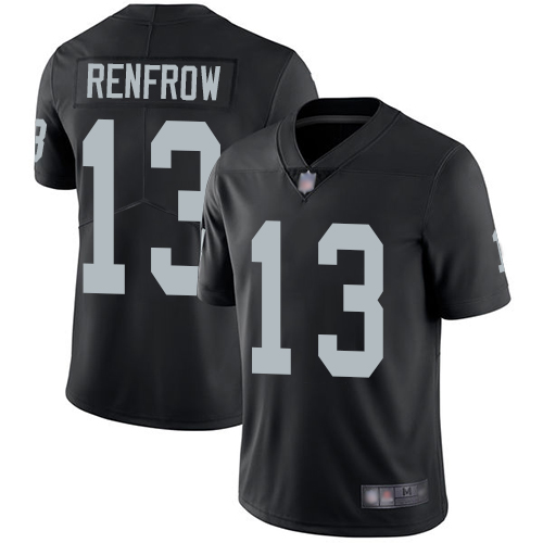 Las Vegas Raiders #13 Hunter Renfrow Black Team Color Youth Stitched NFL Vapor Untouchable Limited Jersey