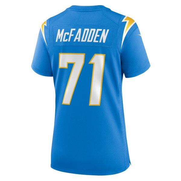 Women's Los Angeles Chargers Jordan McFadden Nike Powder Blue Team Game Jersey