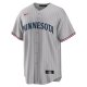 Men's Minnesota Twins Nike Gray Road Replica Team Jersey