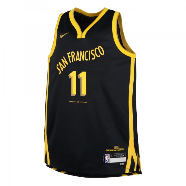 Youth Golden State Warriors Klay Thompson Nike Black  Swingman Replica Jersey - City Edition