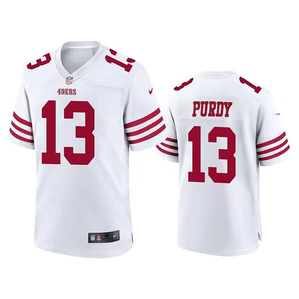 Youth Brock Purdy #13 San Francisco 49ers Vapor Limited White Jersey