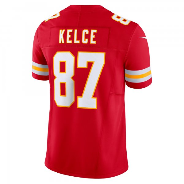 Men's Kansas City Chiefs Travis Kelce Nike Red Vapor F.U.S.E. Limited Jersey