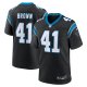 Men's Carolina Panthers Spencer Brown Nike Black Team Game Jersey