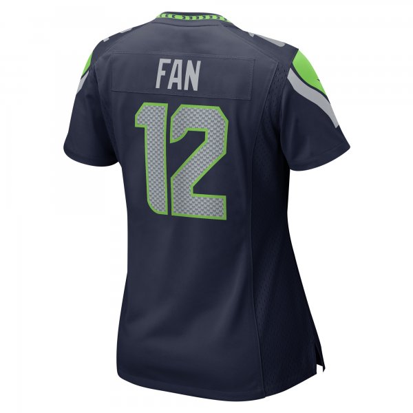 Women's Seattle Seahawks 12s Nike Navy Player Jersey