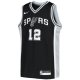 Youth San Antonio Spurs LaMarcus Aldridge Nike Black Swingman Jersey - Icon Edition