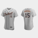 Men's Detroit Tigers #15 Tucker Barnhart Gray Road Flex Base MLB Jersey