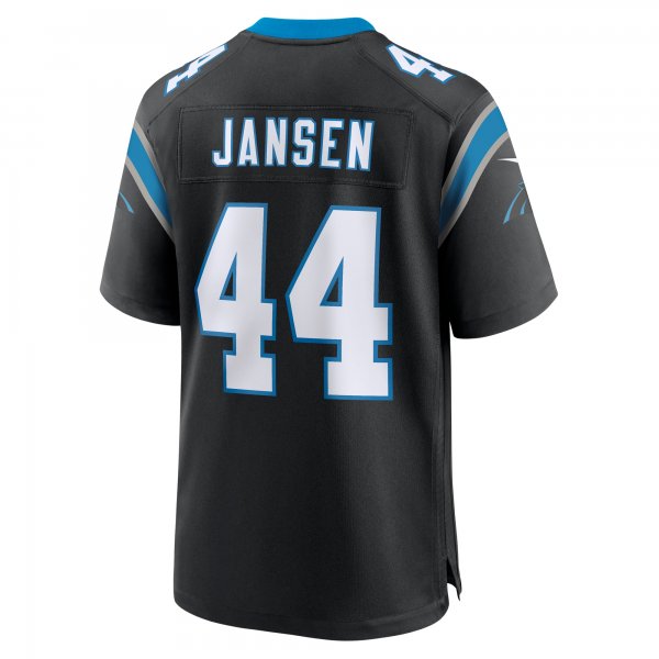 Men's Carolina Panthers J.J. Jansen Nike Black Team Game Jersey