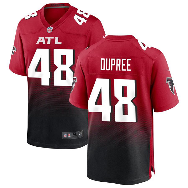 Men's Atlanta Falcons #48 Bud Dupree Nike Red Alternate Limited Jersey