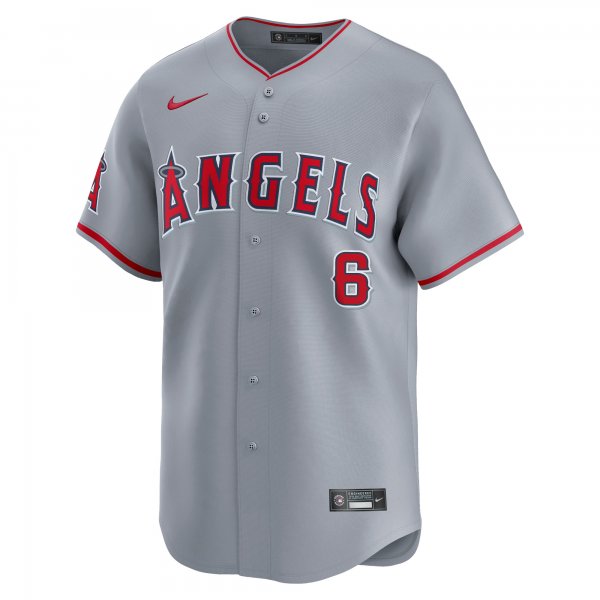 Men's Los Angeles Angels Anthony Rendon Nike Gray Away Limited Player Jersey