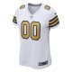 Women's New Orleans Saints  Nike White Alternate Custom Game Jersey