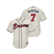 Men's Atlanta Braves Dansby Swanson Majestic Alternate 2019 Cool Base MLB Jersey