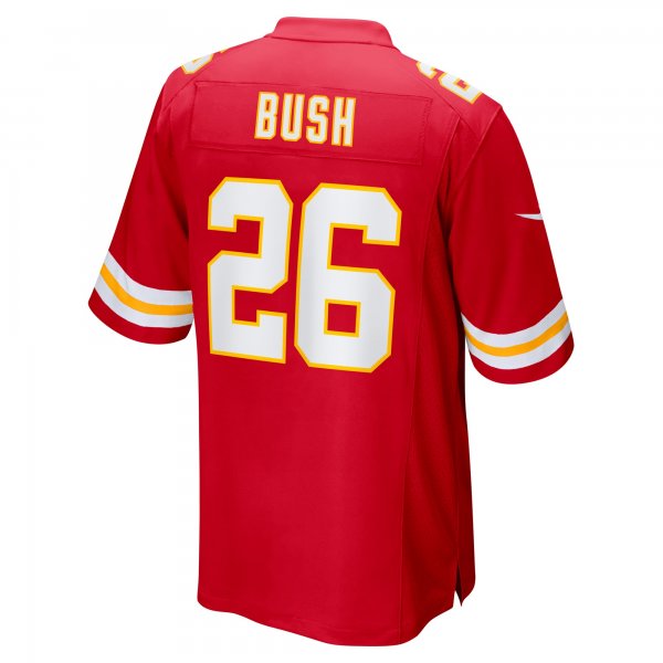 Men's Kansas City Chiefs Deon Bush Nike Red Game Player Jersey