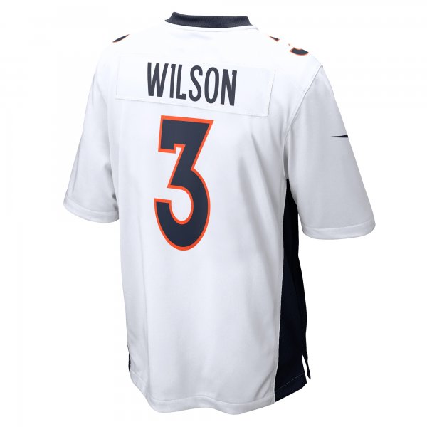 Men's Denver Broncos Russell Wilson Nike White Game Jersey